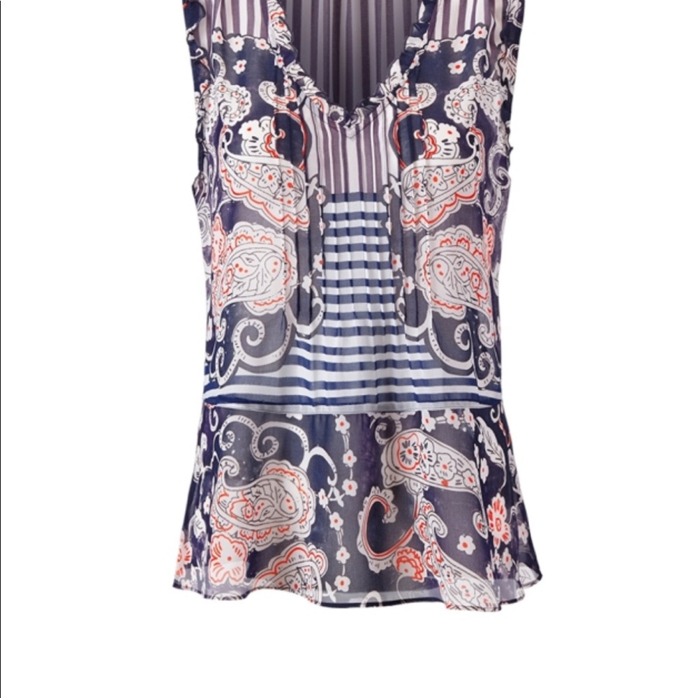 CAbi small Peplum Top